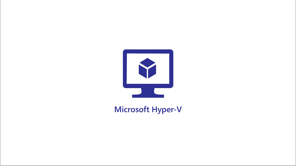 yüksek çözünürlüklü microsoft hyper-v logosu