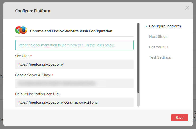 Wordpress İçin Push Notification Özelliği 5 onesignalayargorsel4