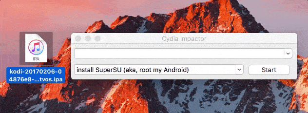surukle-birak-cydia-impactor