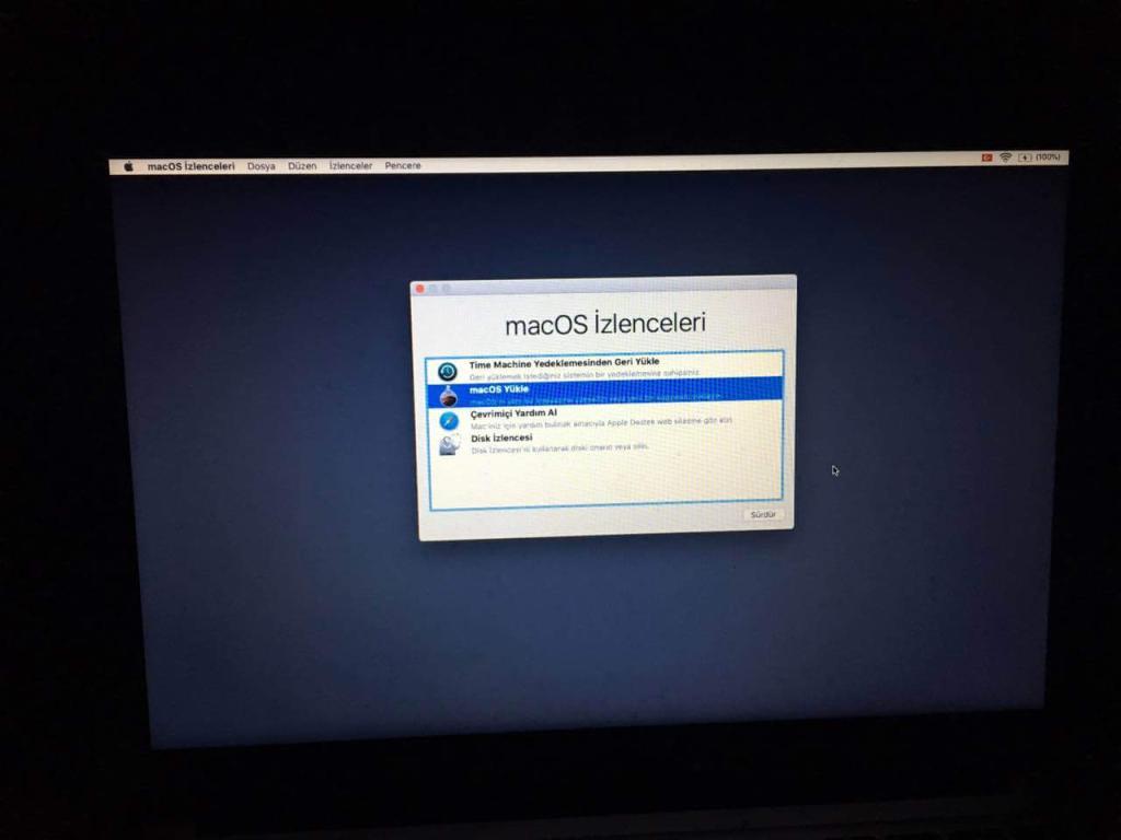 macOS Mojave 10.14 Temiz Kurulum