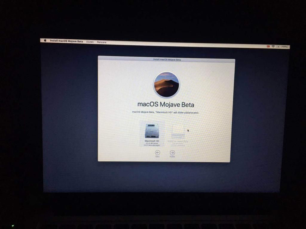 macOS Mojave 10.14 Temiz Kurulum