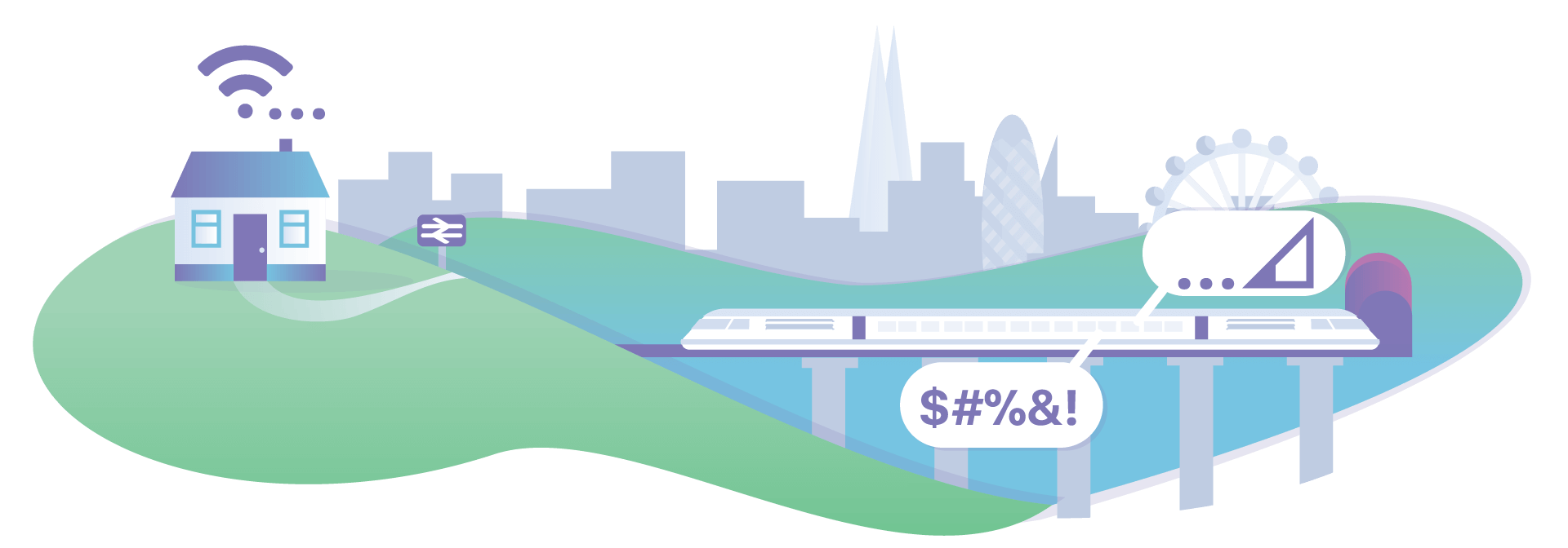 quic hızını gösteren metro görseli