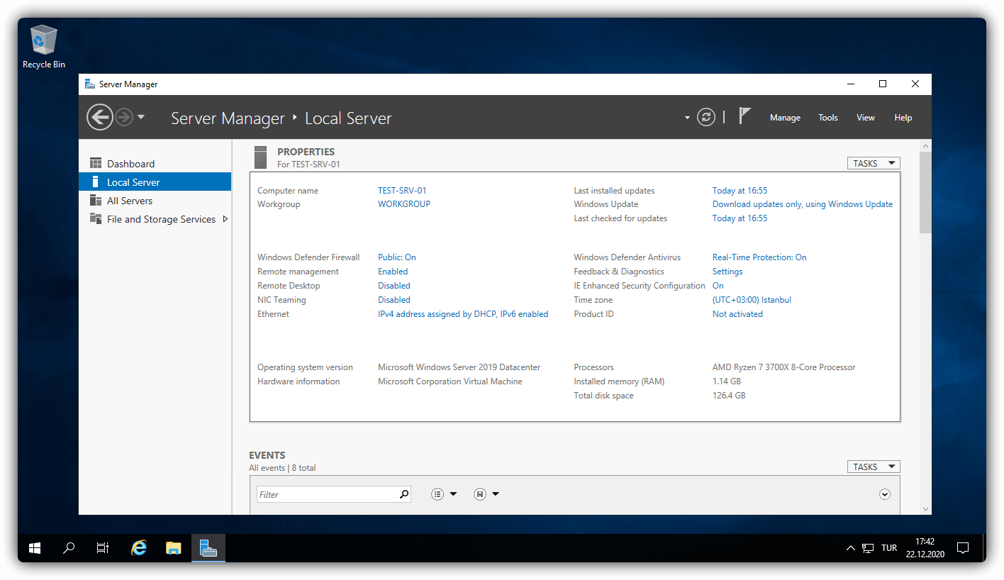 windows server 2019 sabit ip ataması nasıl yapılır, windows server 2019 sabit ip işlemleri